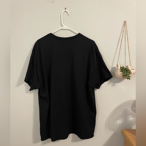 Wolf and moon black T-shirt size xl - Picture 4 of 4